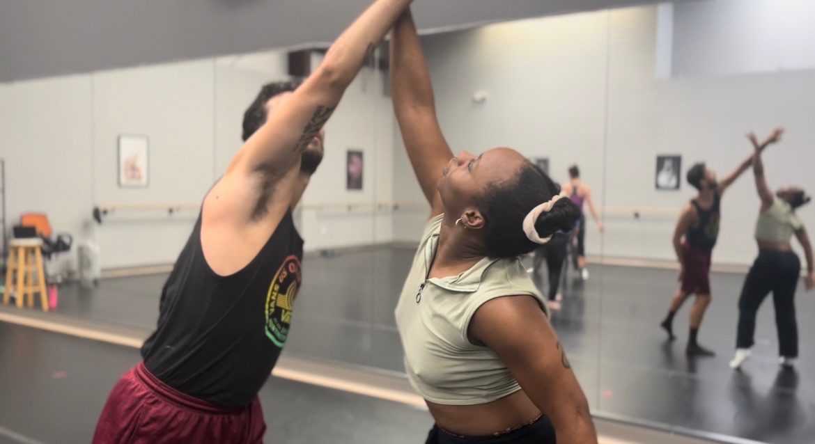 RKDC dancers rehearse The Golden Apple in the studio